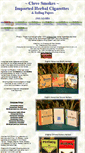 Mobile Screenshot of clovesmokes.com